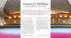 Desktop Screenshot of carpetsforbuildings.com