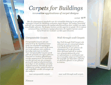 Tablet Screenshot of carpetsforbuildings.com